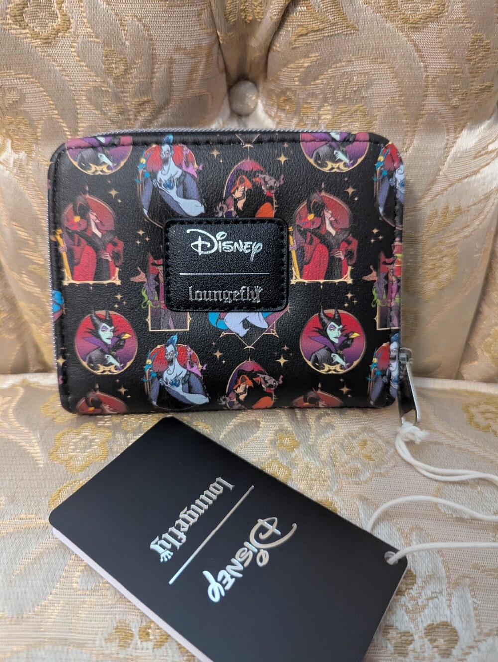 Disney Villains Portraits and Stars Loungefly Wallet